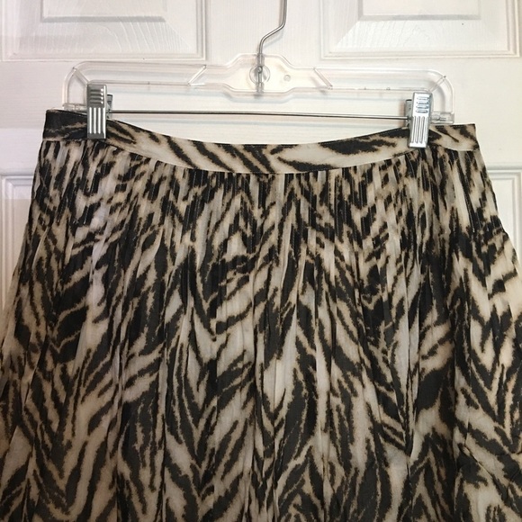 Talbots animal print skirt sz M. Lined with side zipper. Old Money, Boho - Picture 3 of 6